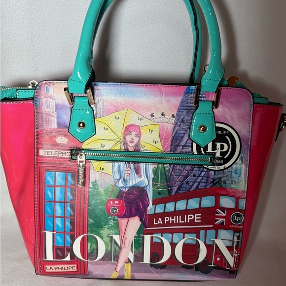La Philipe Umbrella In London Tote. New with tags. - Picture 5 of 7